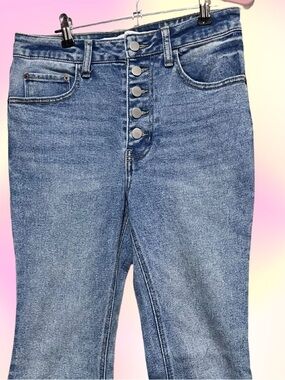 Tinseltown High-Rise Button-Fly Blue Women’s Jeans